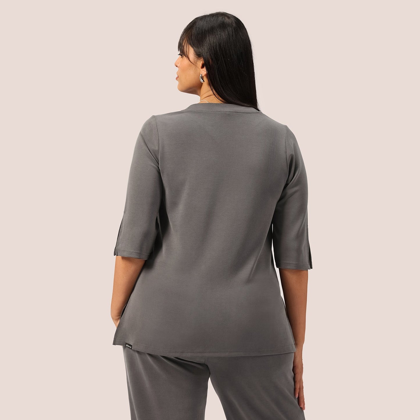PetalRib™ Slit Sleeve Top | BlissClub at Broadway