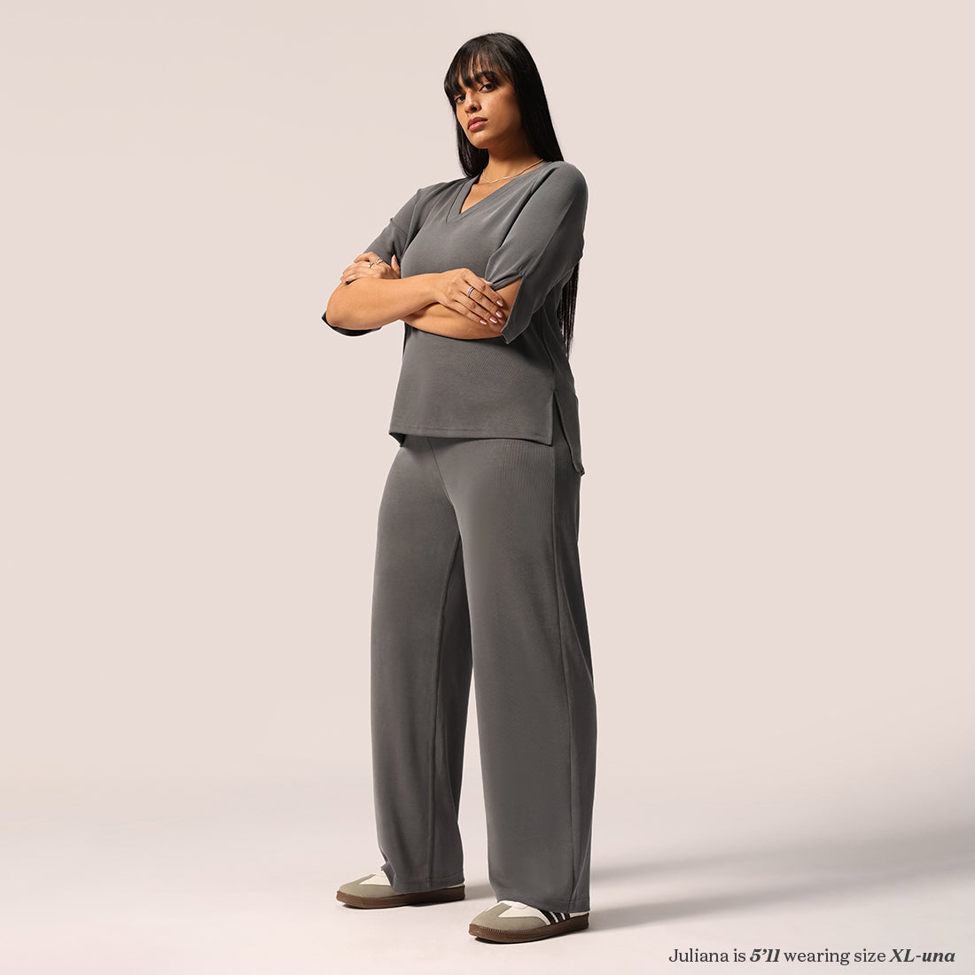 PetalRib™ Wide Leg Pants | BlissClub at Broadway