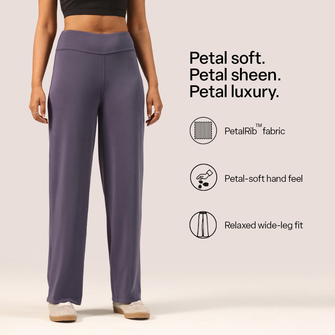PetalRib™ Wide Leg Pants | BlissClub at Broadway