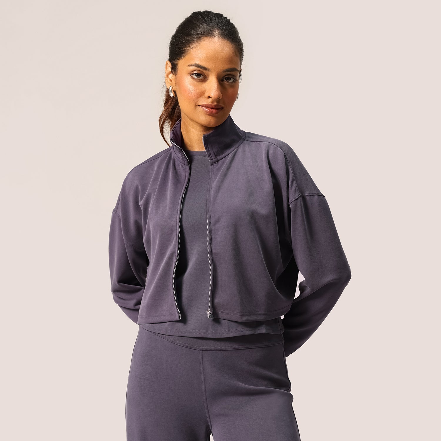 PetalRib™ Crop Jacket | BlissClub at Broadway