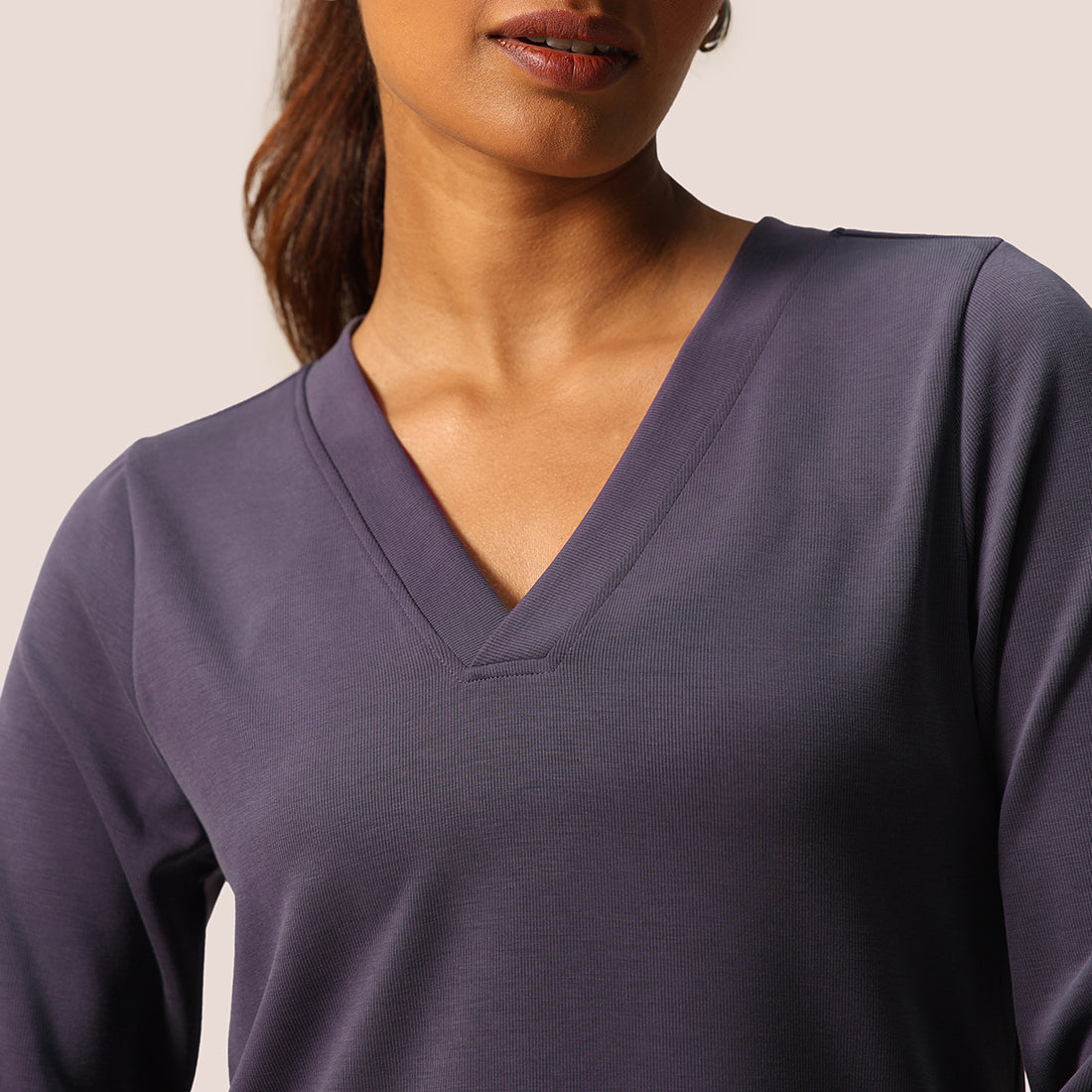 PetalRib™ Slit Sleeve Top | BlissClub at Broadway
