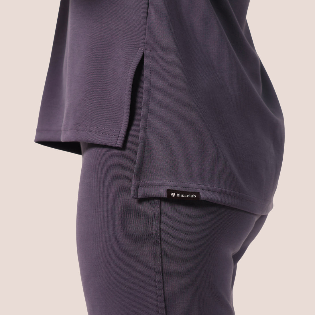 PetalRib™ Slit Sleeve Top | BlissClub at Broadway