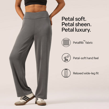 PetalRib™ Wide Leg Pants | BlissClub at Broadway