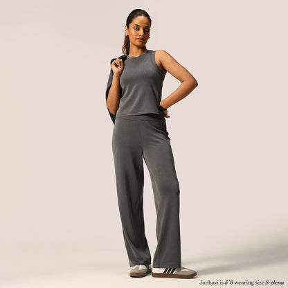 PetalRib™ Wide Leg Pants | BlissClub at Broadway