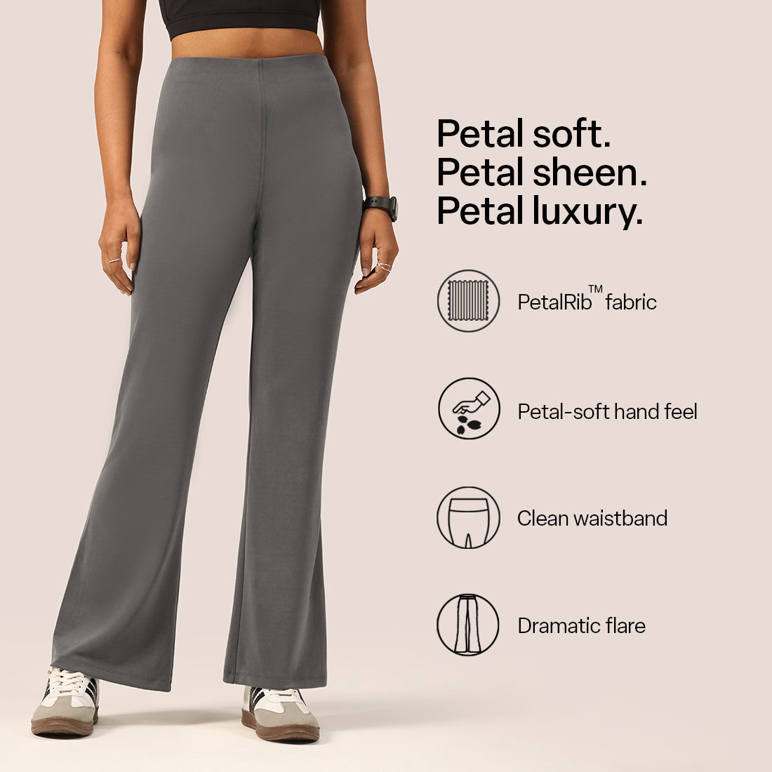 PetalRib™ Flare Pants | BlissClub at Broadway