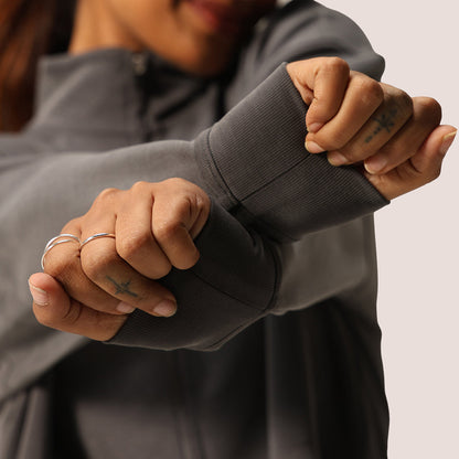 PetalRib™ Crop Jacket | BlissClub at Broadway