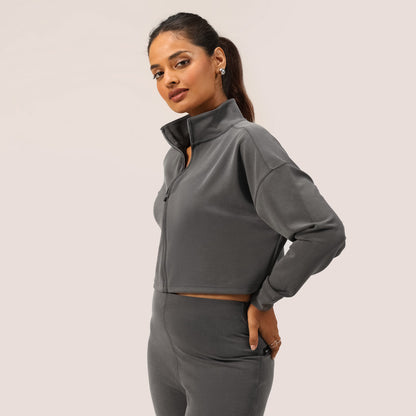PetalRib™ Crop Jacket | BlissClub at Broadway
