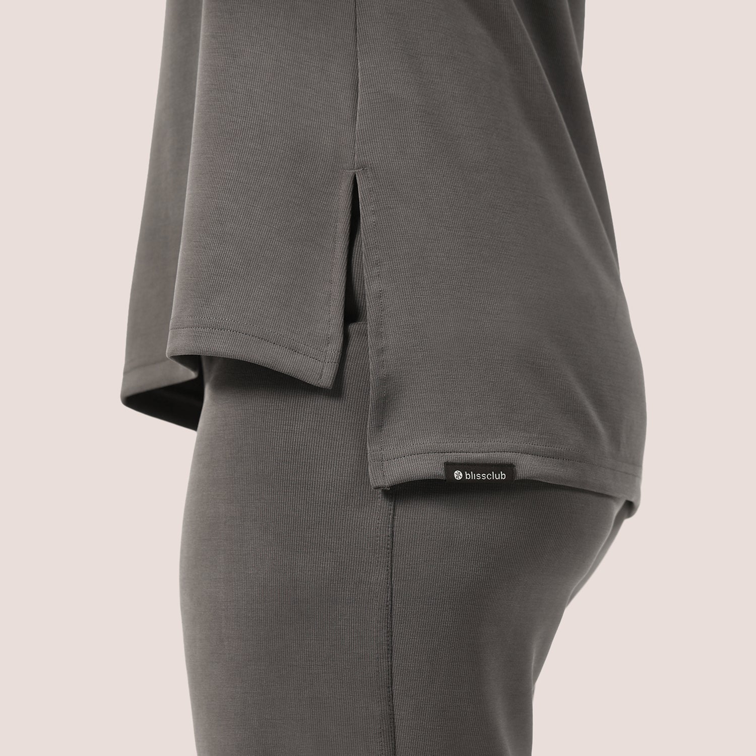 PetalRib™ Slit Sleeve Top | BlissClub at Broadway