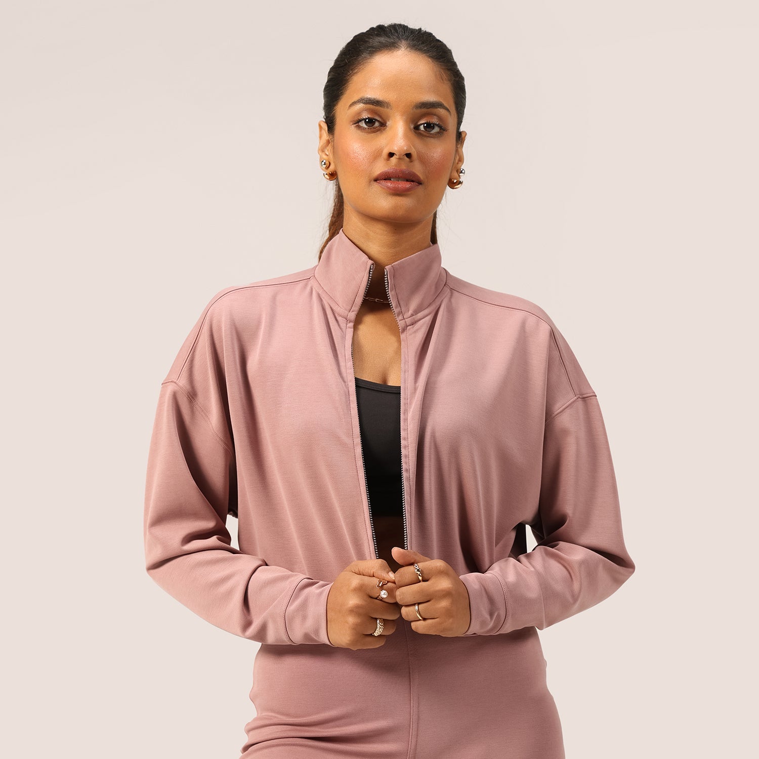 PetalRib™ Crop Jacket | BlissClub at Broadway