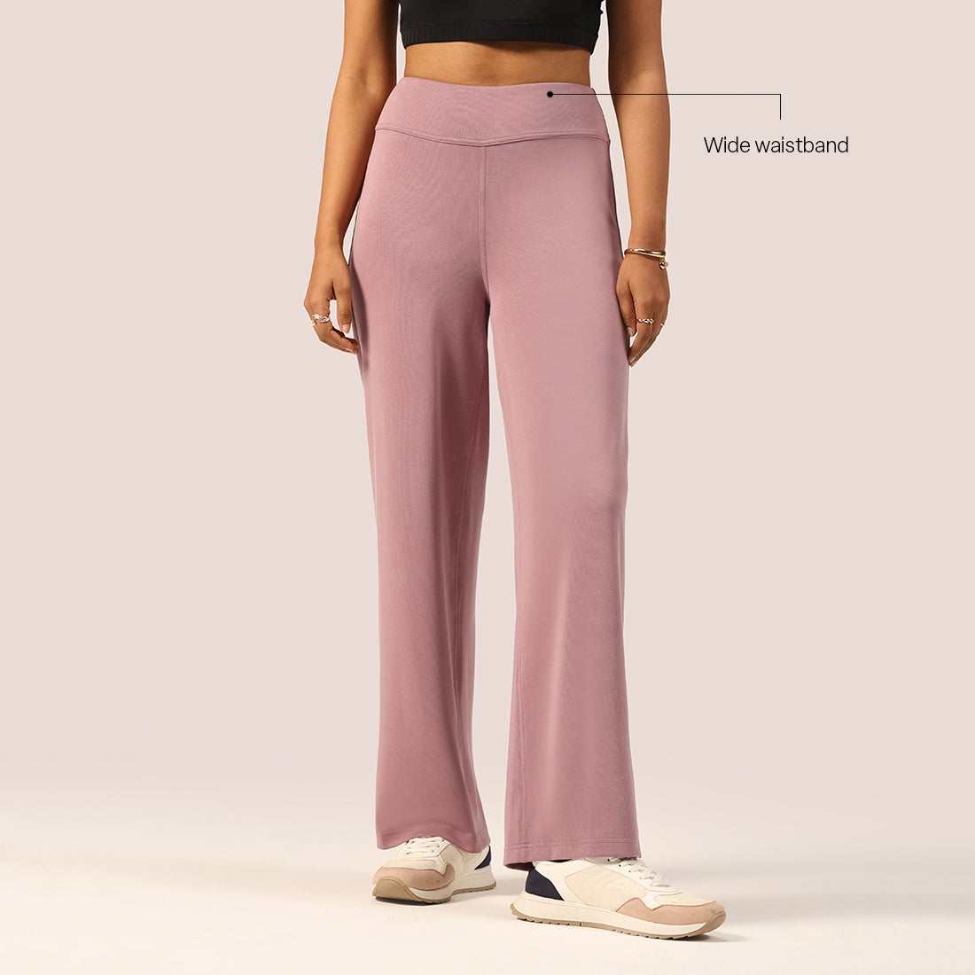 PetalRib™ Wide Leg Pants | BlissClub at Broadway