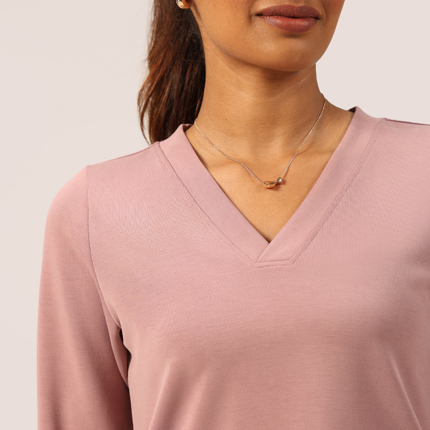 PetalRib™ Slit Sleeve Top | BlissClub at Broadway