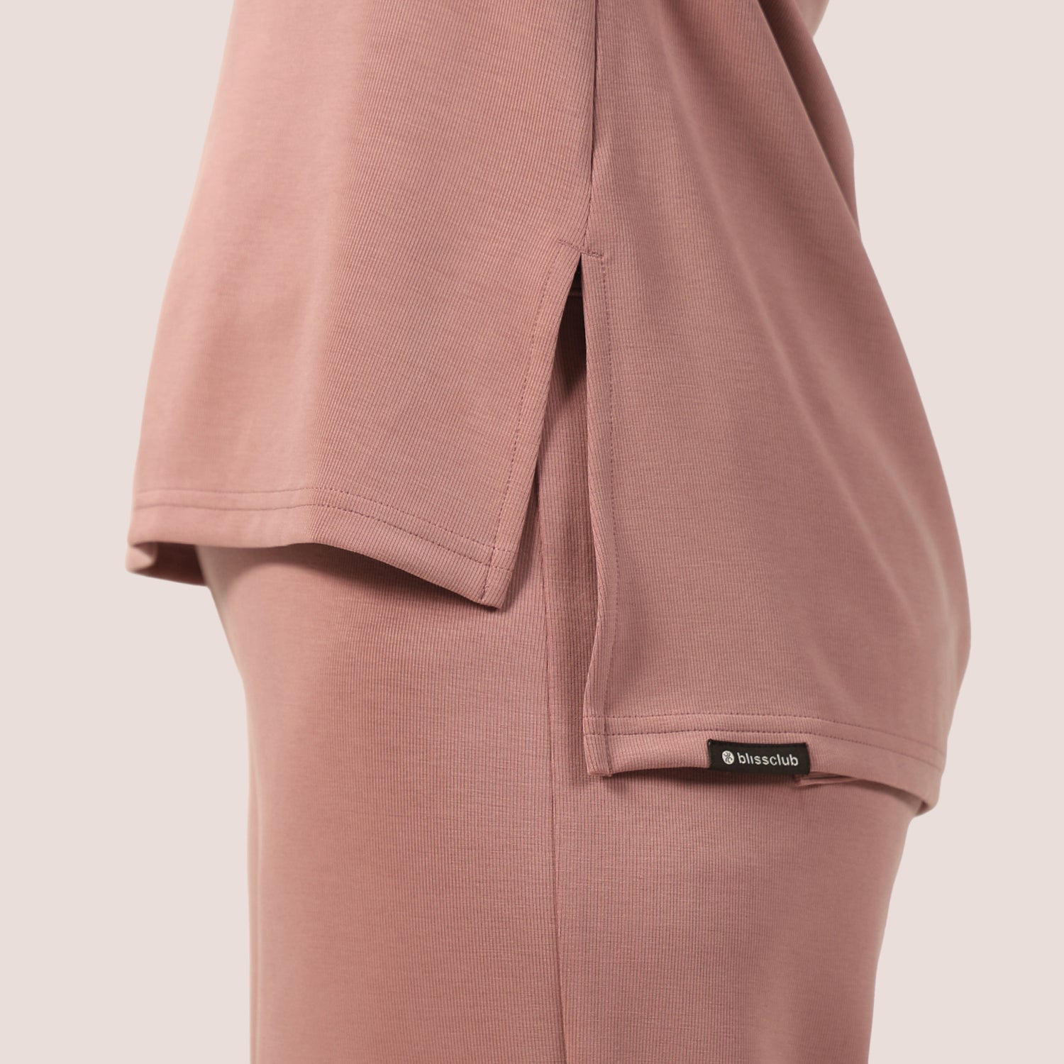 PetalRib™ Slit Sleeve Top | BlissClub at Broadway