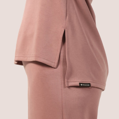 PetalRib™ Slit Sleeve Top | BlissClub at Broadway