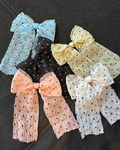 Picnic Polka Dots Bow | Nish Hair