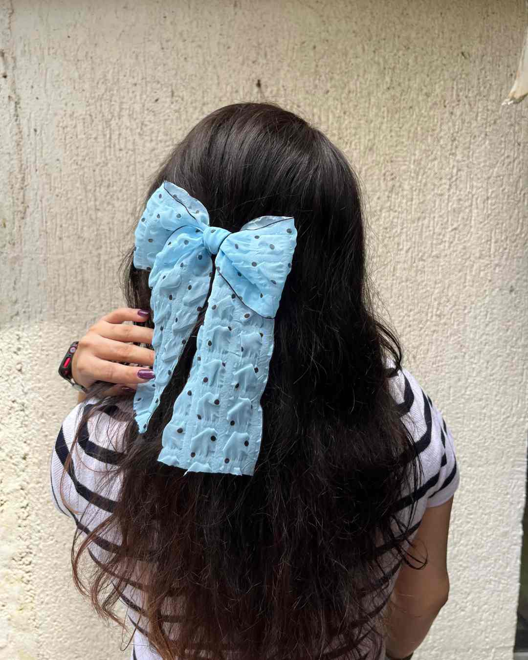 Picnic Polka Dots Bow | Nish Hair