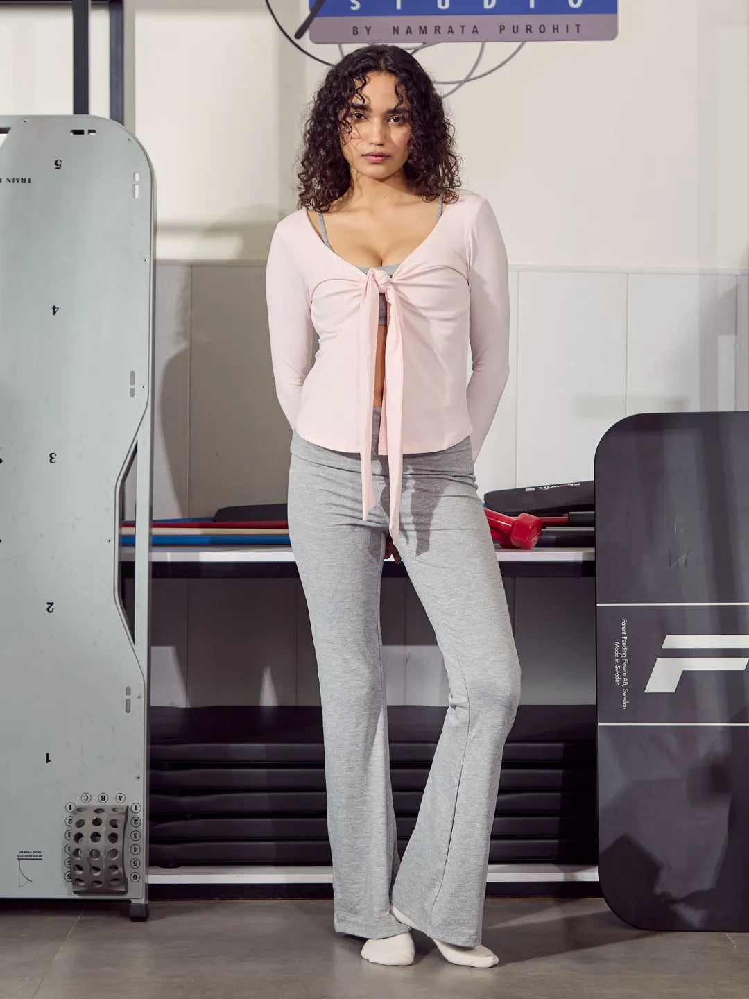 Soft Jersey Front Tie Top