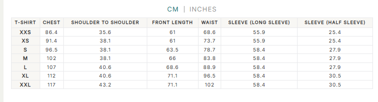 Size Guide
