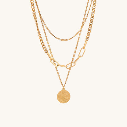 Penny Elizabeth Three Layer Necklace