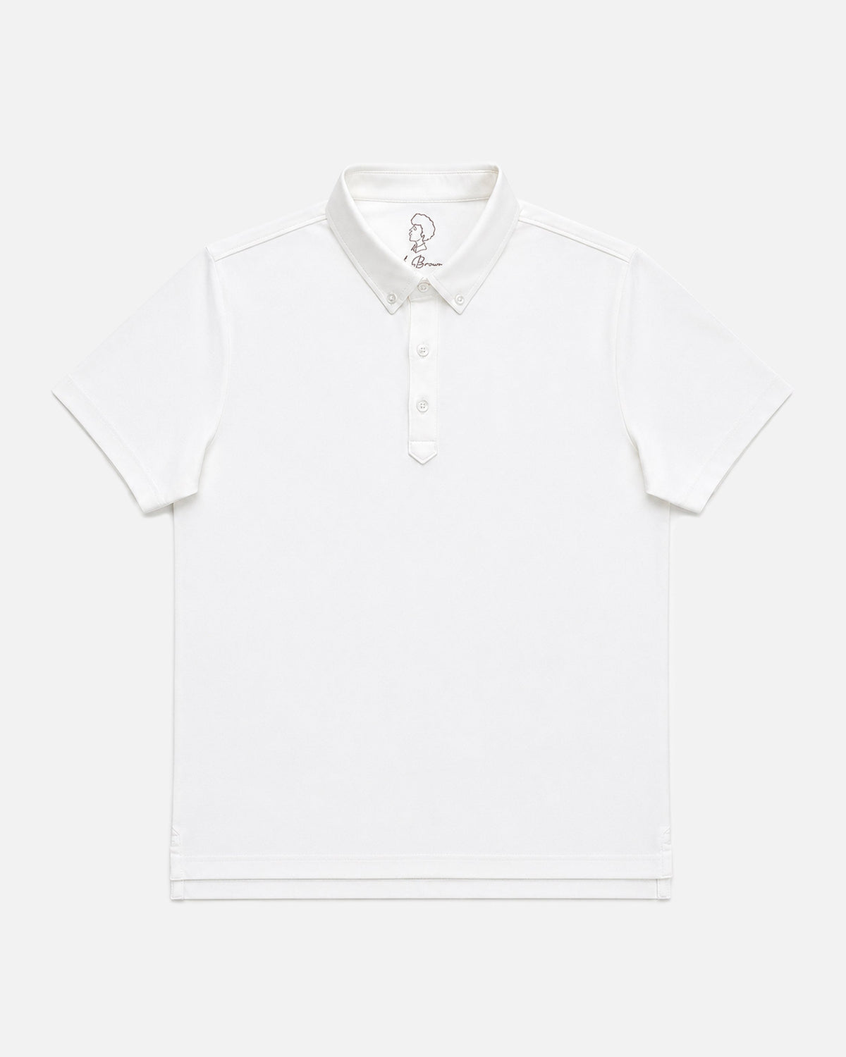 Mr.Brown Slim Fit Polo T-Shirt White