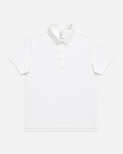 Mr.Brown Slim Fit Polo T-Shirt White