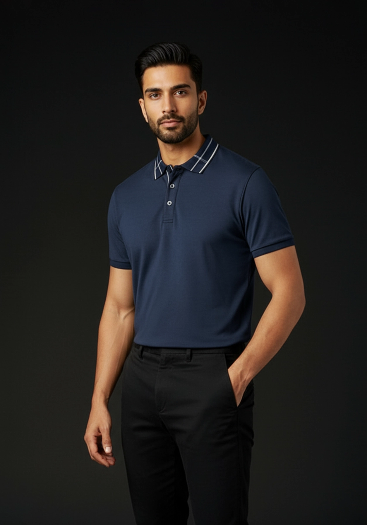 The Riviera Liquid Polo Navy