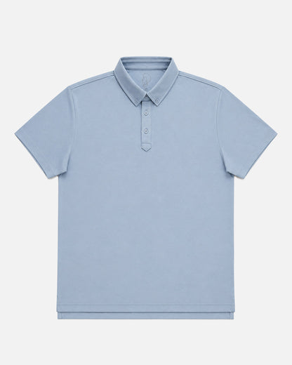 Mr.Brown Slim Fit Polo T-Shirt Greyish Blue