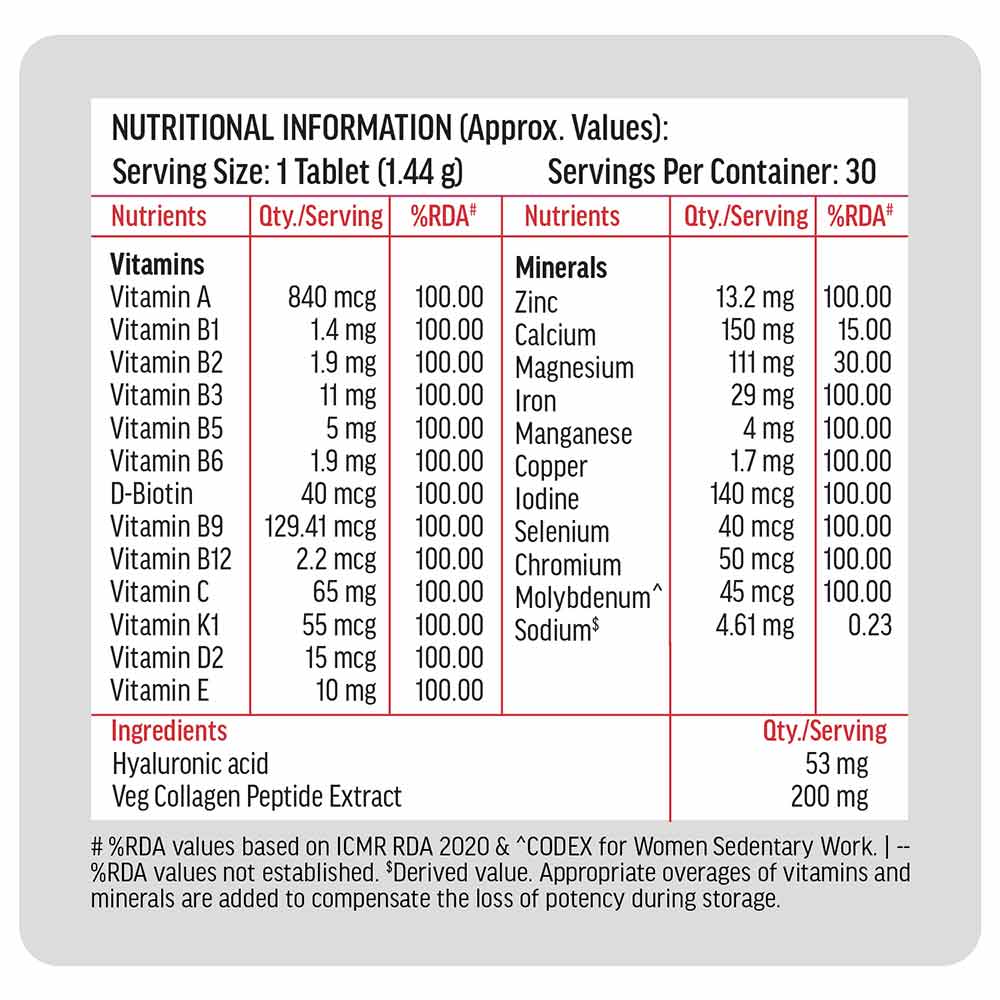 Multivitamin Plus Women, 30 Tablet(S) Unflavoured