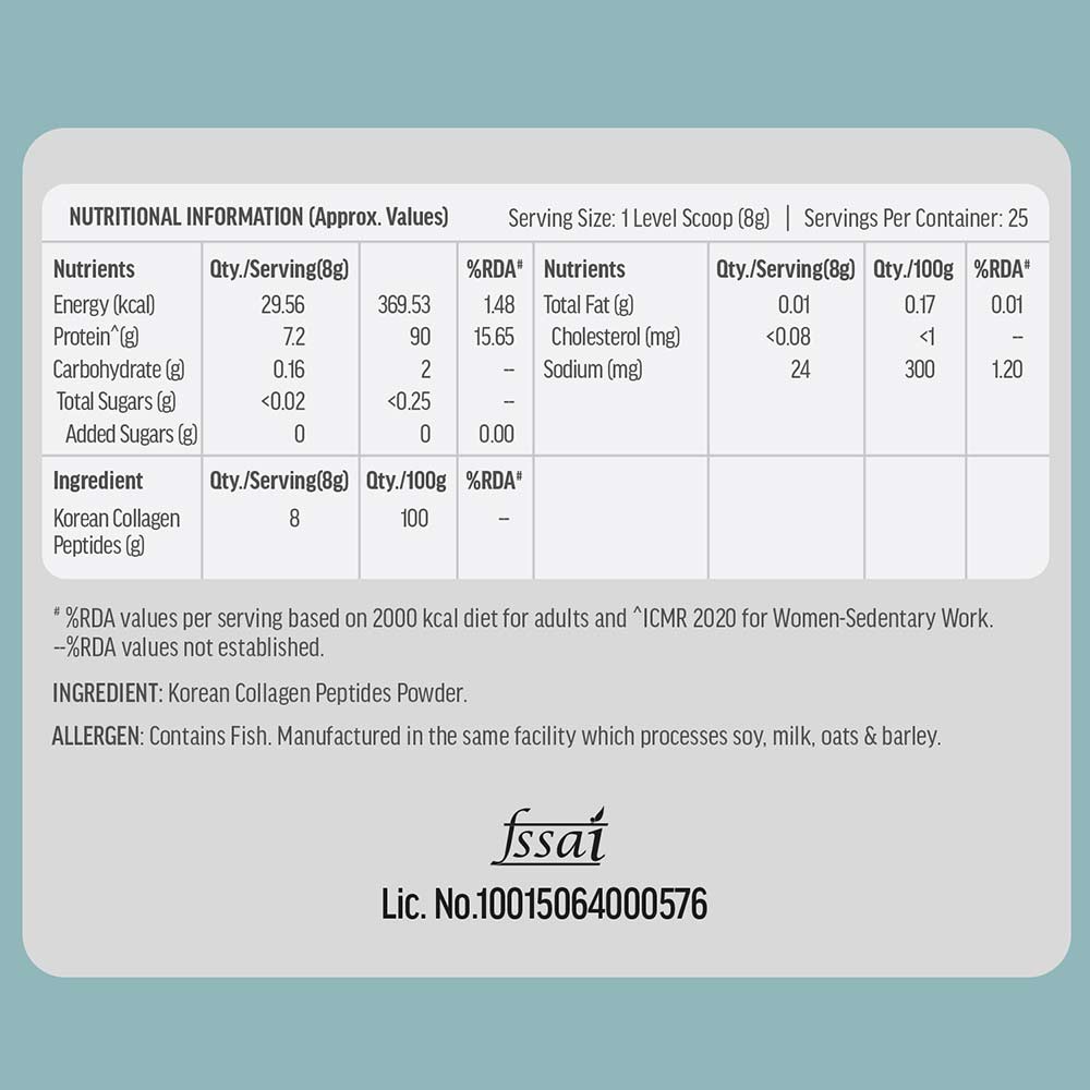 Korean Collagen, 200 G Unflavoured