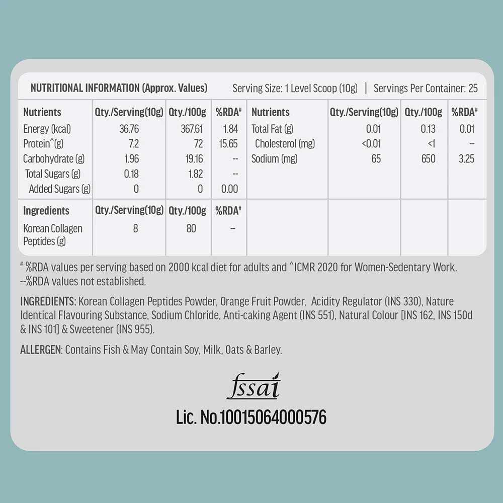 Korean Skin Collagen, 250 G Orange