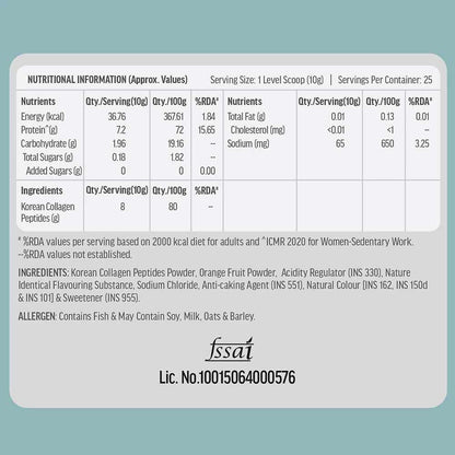 Korean Skin Collagen, 250 G Orange