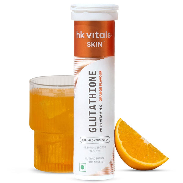 HK Vitals Glutathione 15 tablets Orange/Lemon
