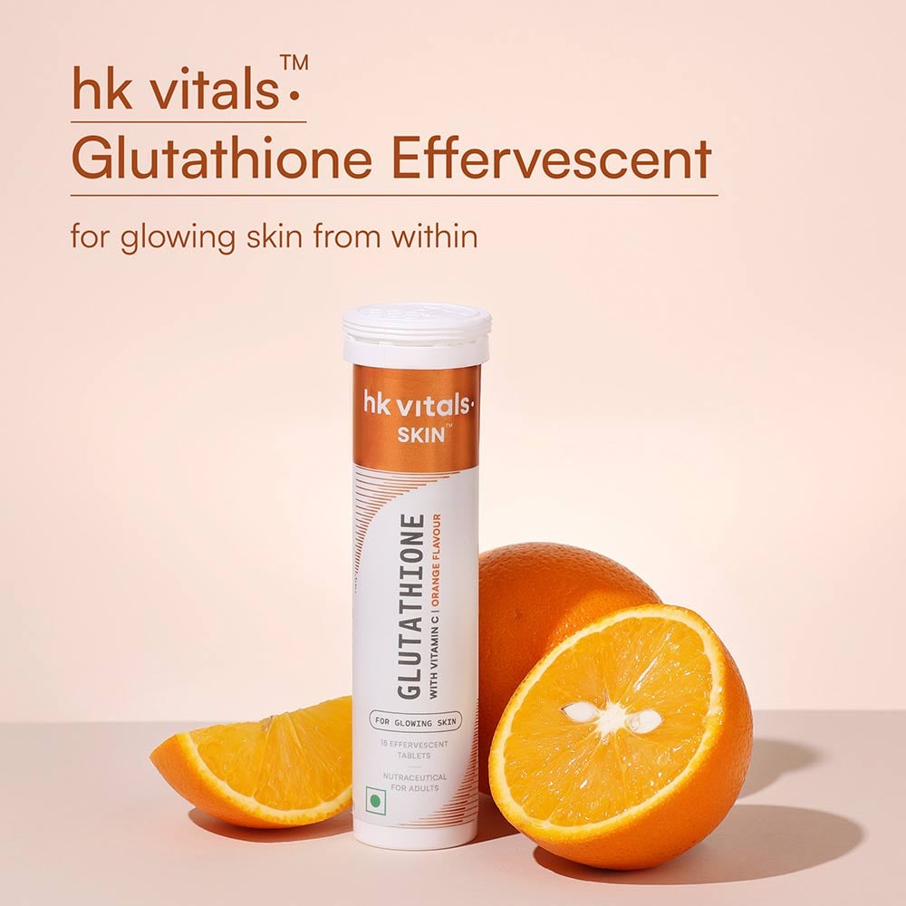 Glutathione Effervescent- 15N, Orange + Collagen 100G