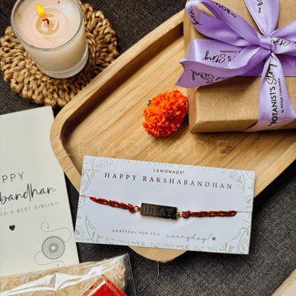 Pre-Designed Metal Rakhi | Sold Individually | Ready-Made Rakhi India