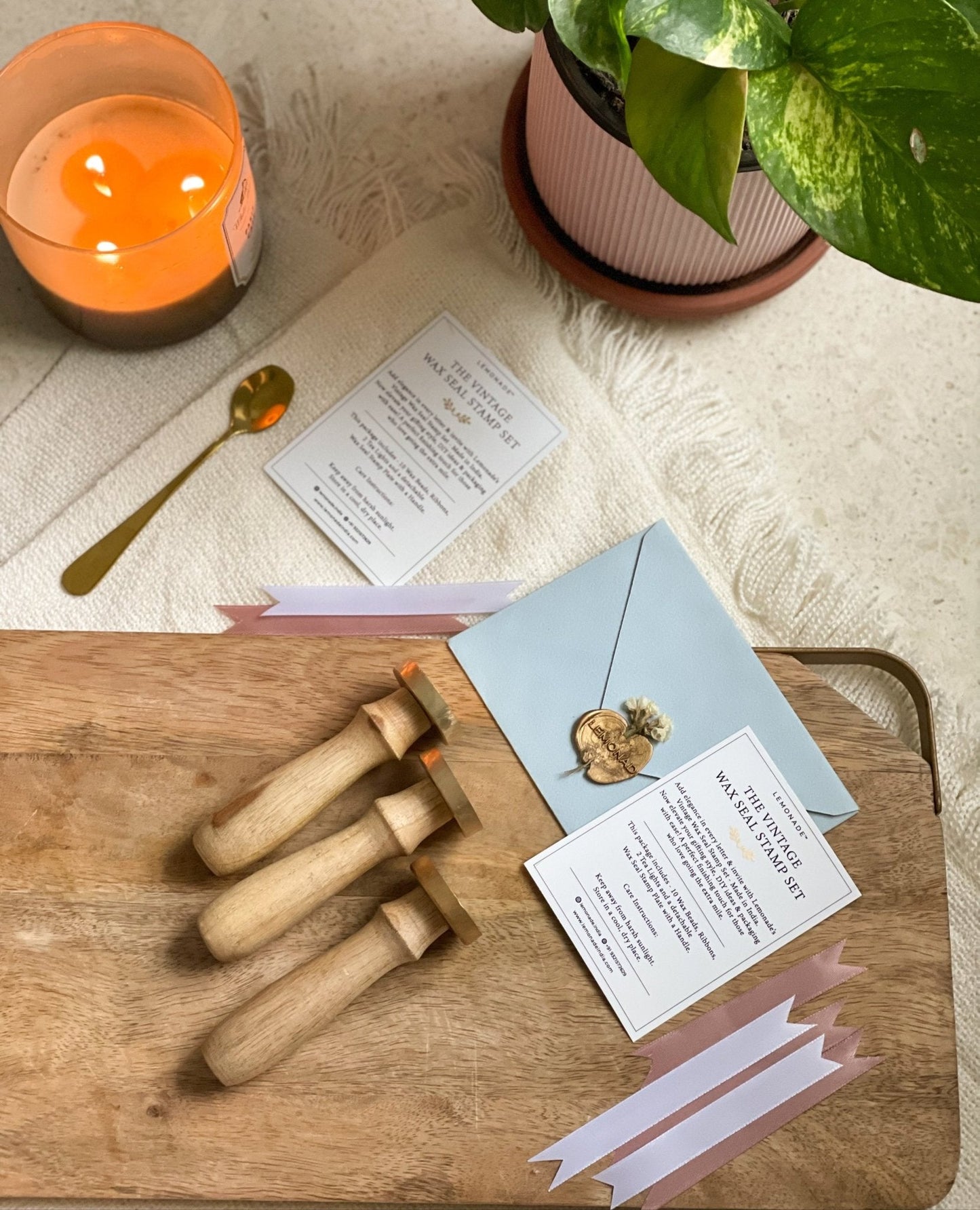 Personalised Wax Seal Stamp | Circle Plain | Custom Wax Seal