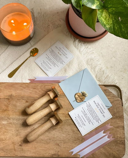 Personalised Wax Seal Stamp | Circle Plain | Custom Wax Seal