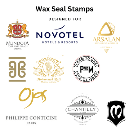 Personalised Wax Seal Stamp | Circle Plain | Custom Wax Seal