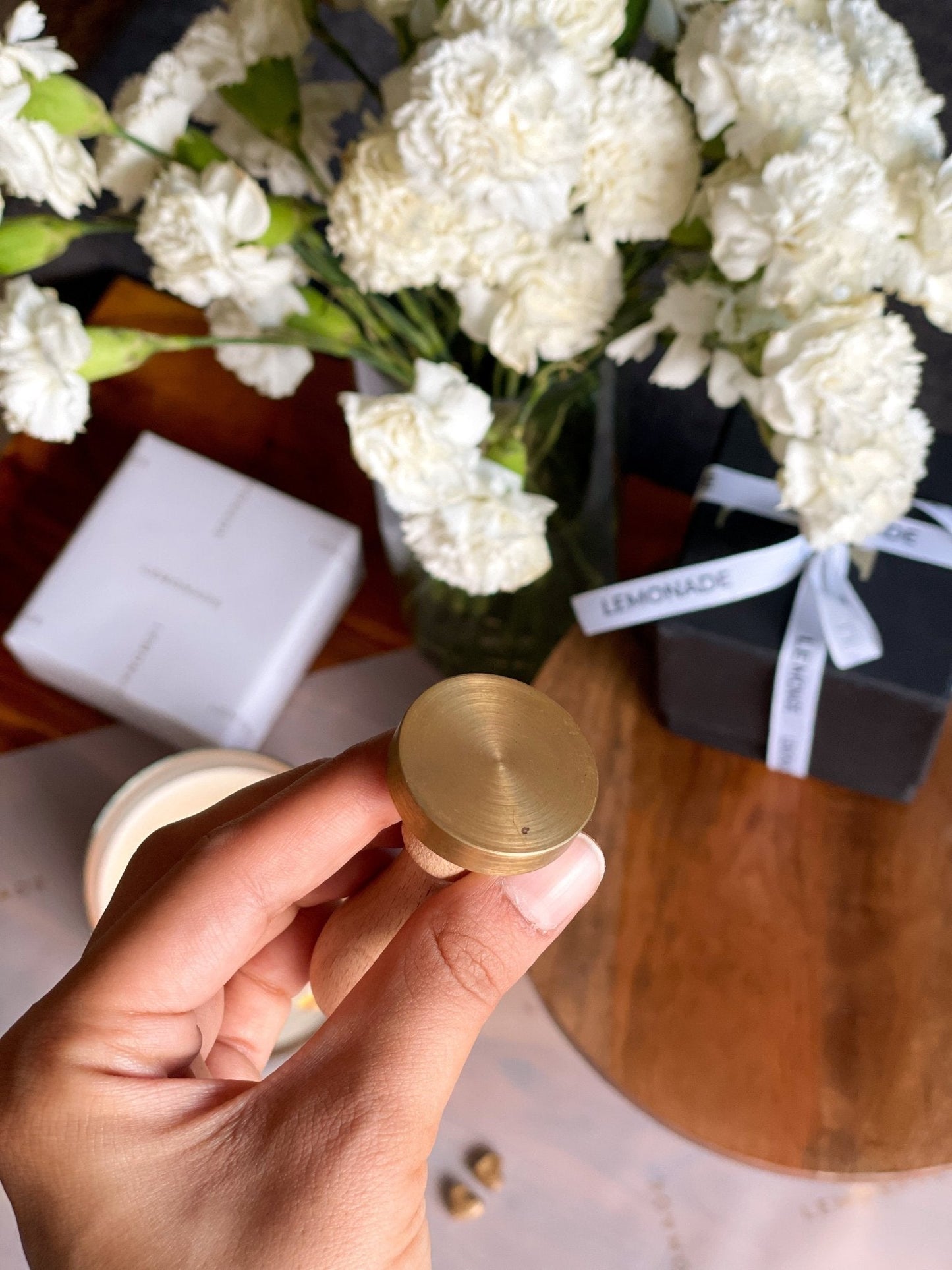 Personalised Wax Seal Stamp | Circle Plain | Custom Wax Seal