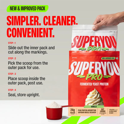 SUPERYOU Yeast Protein - Vanilla 500g
