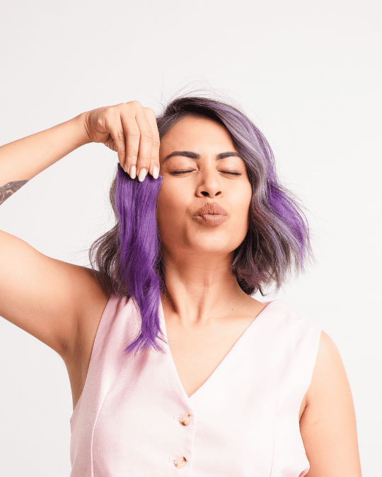 Priyanka's Purple #Strandout | Priyanka Borkar | Nish Hair at Broadway