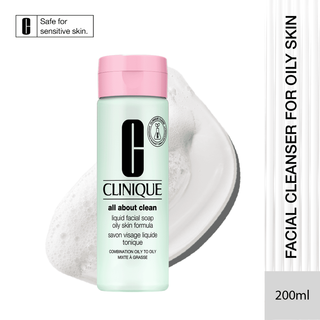 Liquid Facial Soap Oily Skin  - 200 ml | CLINIQUE at Broadway