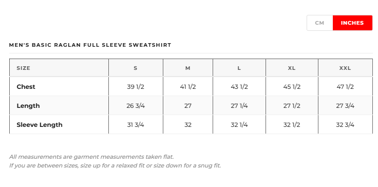 Size Guide