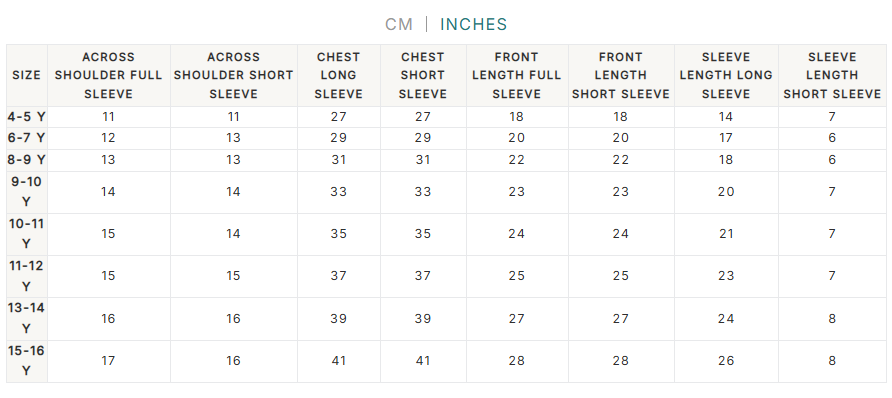 Size Guide
