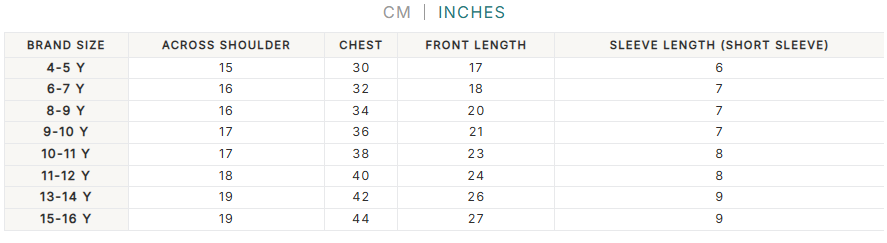 Size Guide