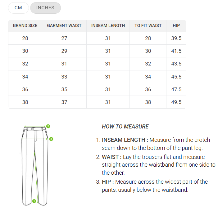 Size Guide