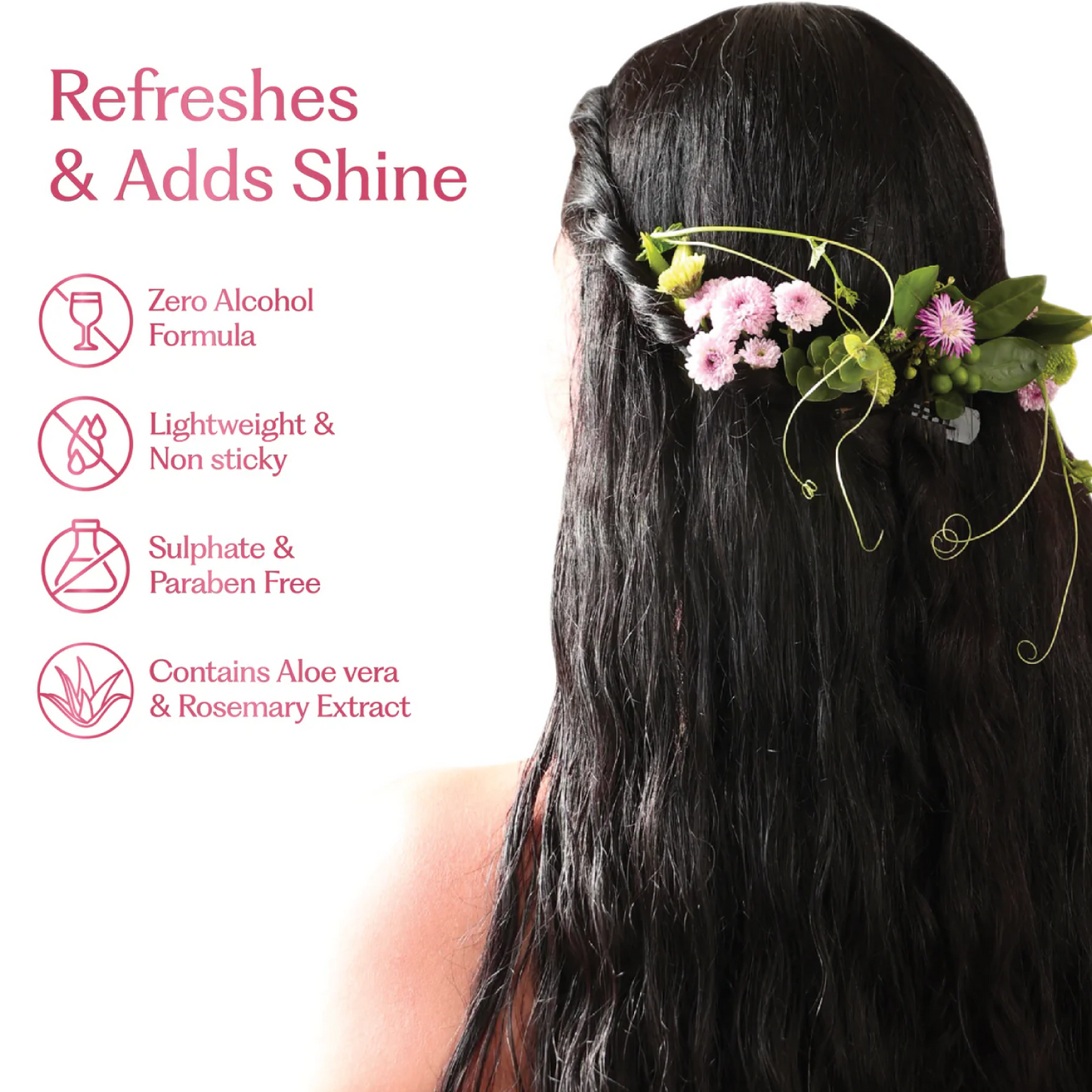 Rani Baug Hair Perfume For Women, Floral Hair Mist Scent, Alcohol Free Long Lasting (50ml) | Sacred Grove at Broadway