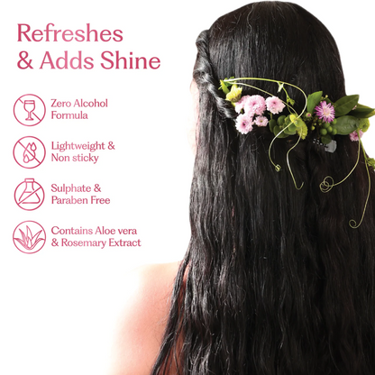 Rani Baug Hair Perfume For Women, Floral Hair Mist Scent, Alcohol Free Long Lasting (50ml) | Sacred Grove at Broadway