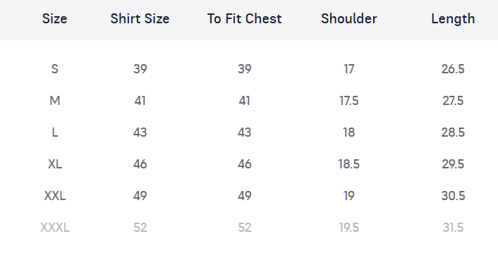 Size Guide