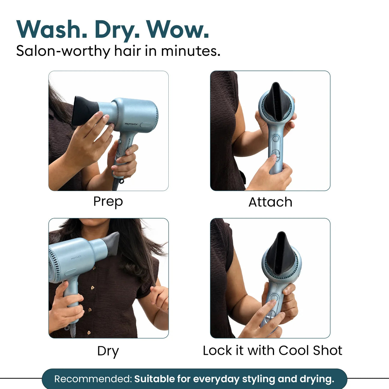 PROTOUCH AirZ 3-in-1 Power Hair Dryer