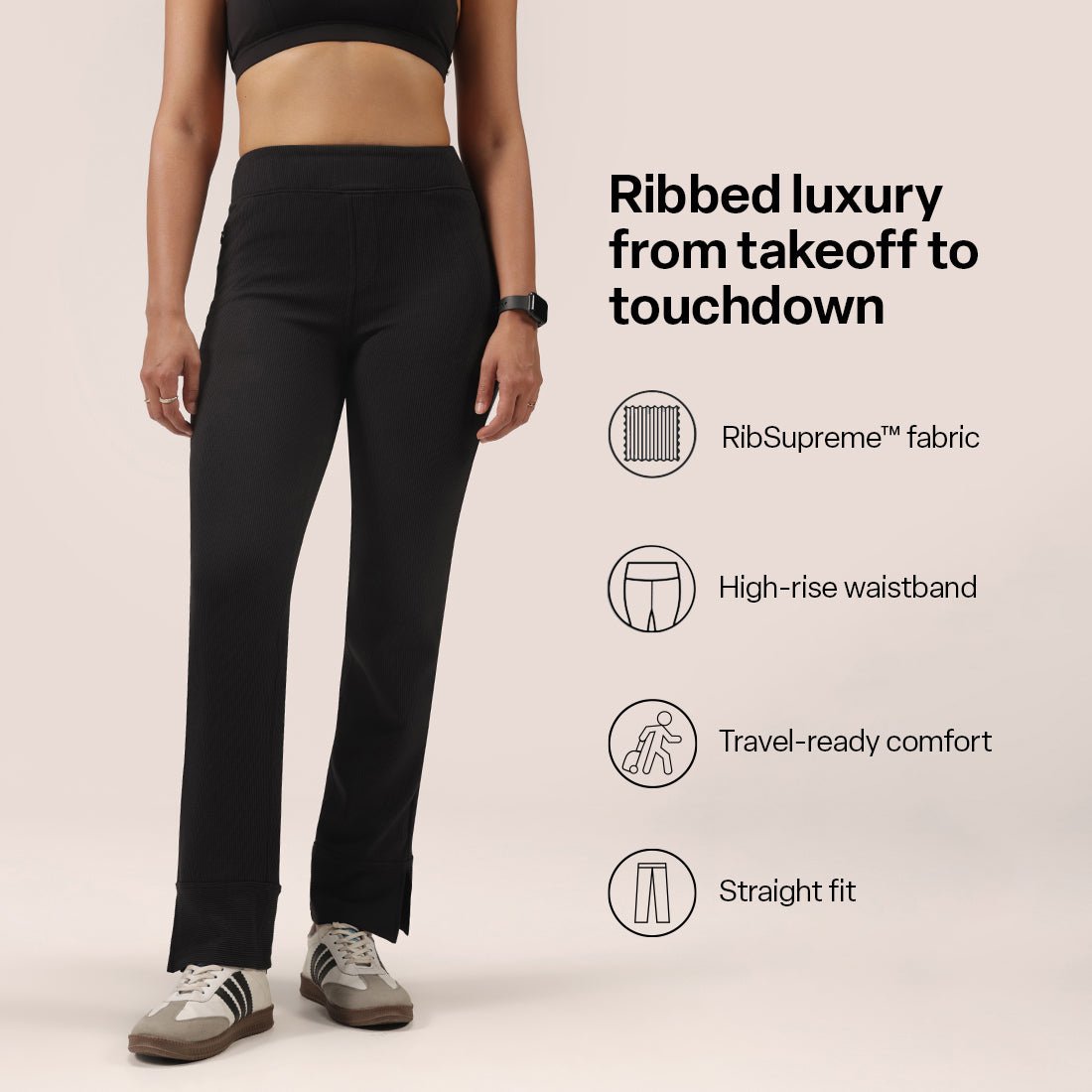 RibSupreme Straight Pants