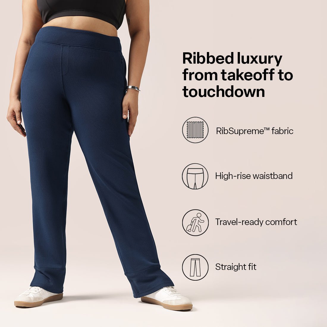 RibSupreme Straight Pants